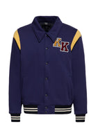 Collegejacke 'Rockabilly College Football Team Memphis' in Dunkelblau – College & Baseball Jacken von King Kerosin - Ansicht 1