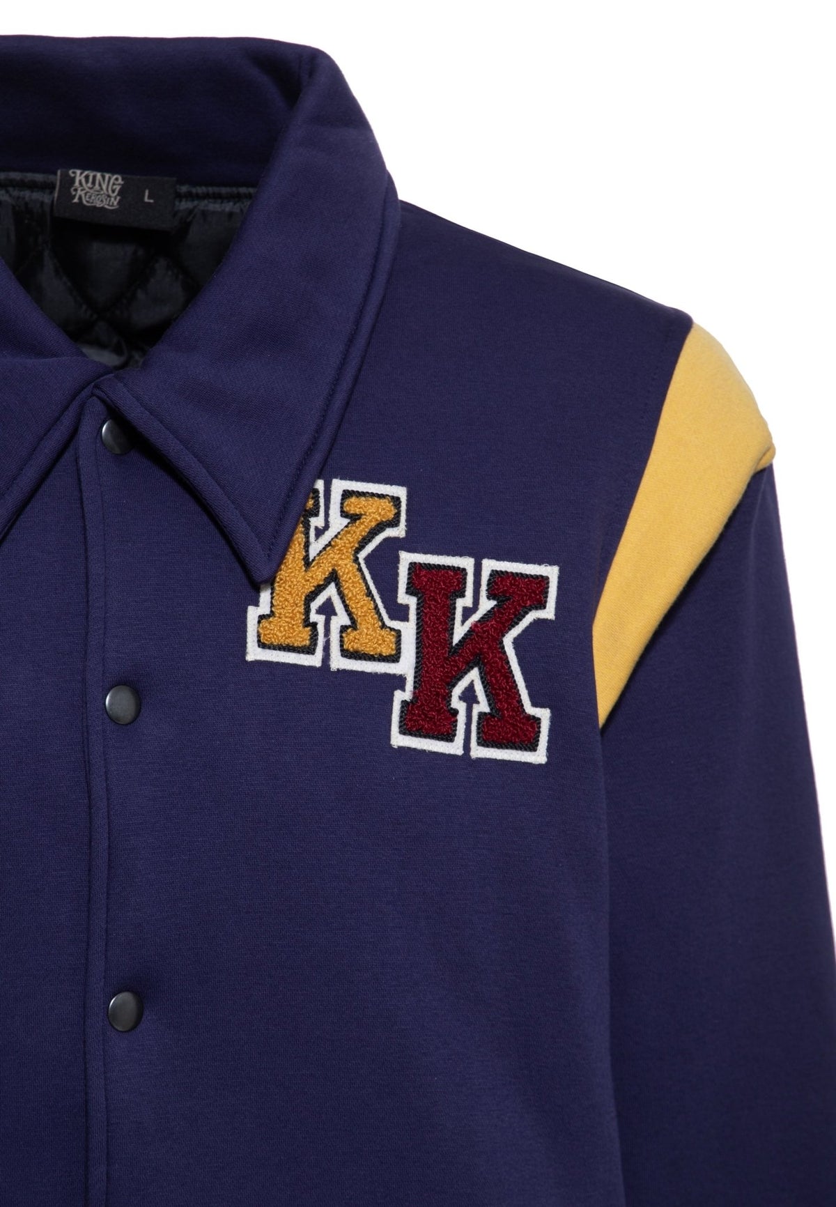 Collegejacke 'Rockabilly College Football Team Memphis' in Dunkelblau – College & Baseball Jacken von King Kerosin - Ansicht 3