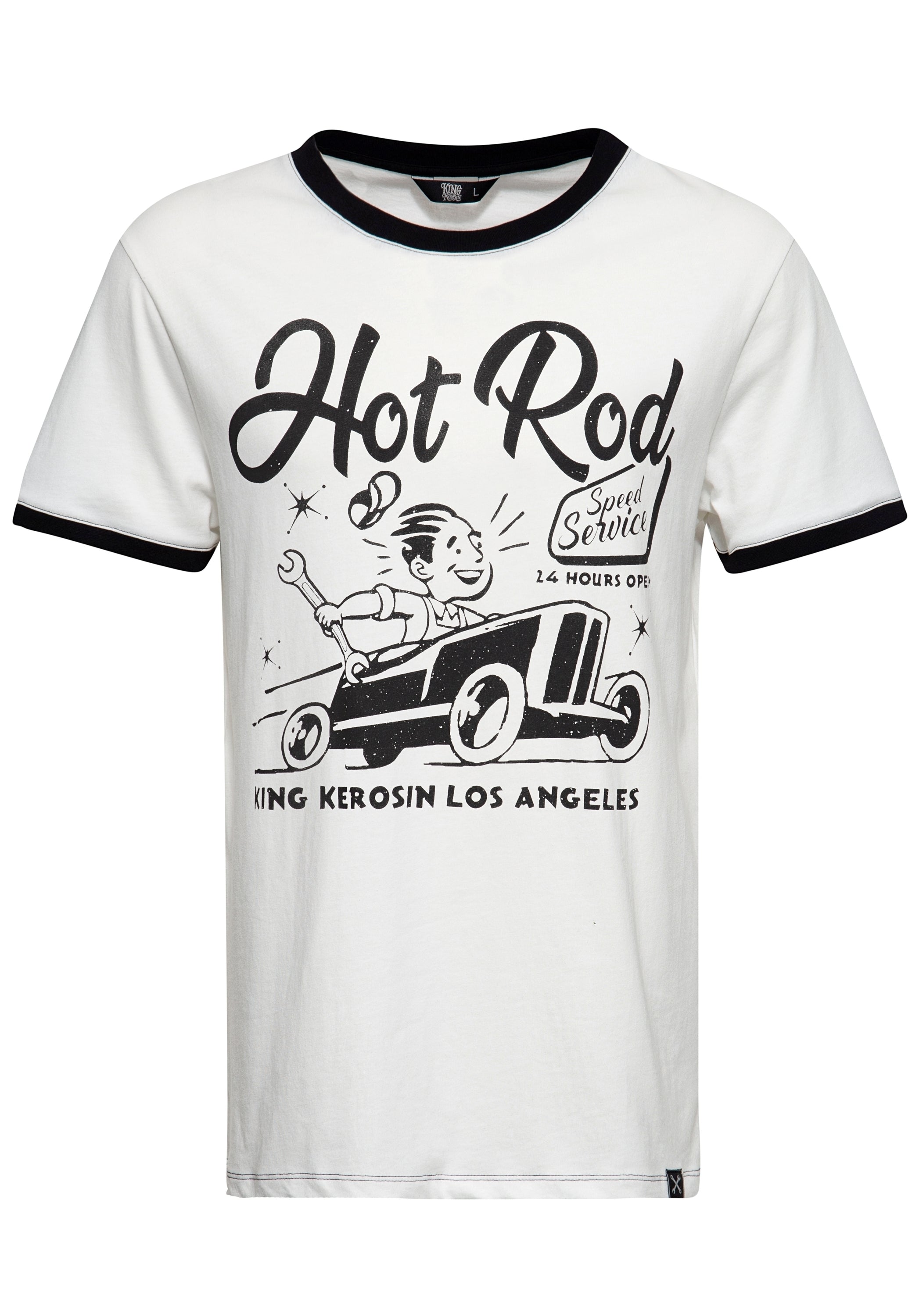 King Kerosin - Contrast T-Shirt «Hot Rod Speed»