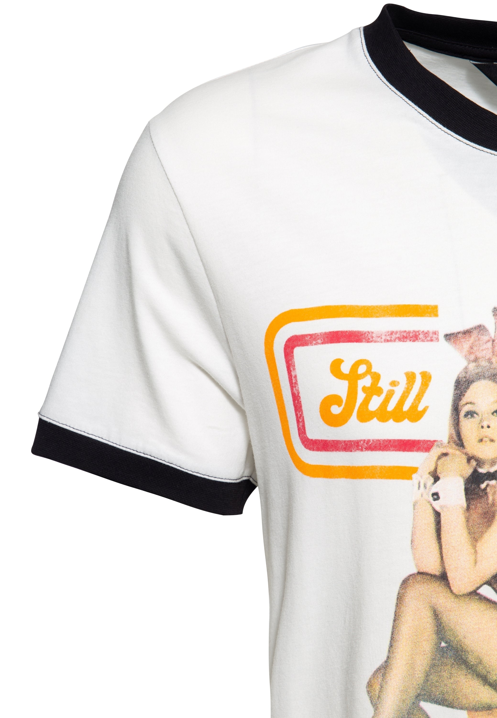 King Kerosin - Contrast T-Shirt «Play Bunny»