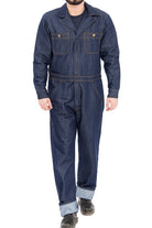 King Kerosin - Denim Overall mit Rückenstickerei