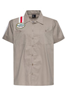 Dragstrip Hemd 'Fast As Fuck' in Khaki Hemden - Kurzarm von King Kerosin