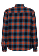 Flanellhemd in Navy – Hemden - Langarm von King Kerosin - Ansicht 2