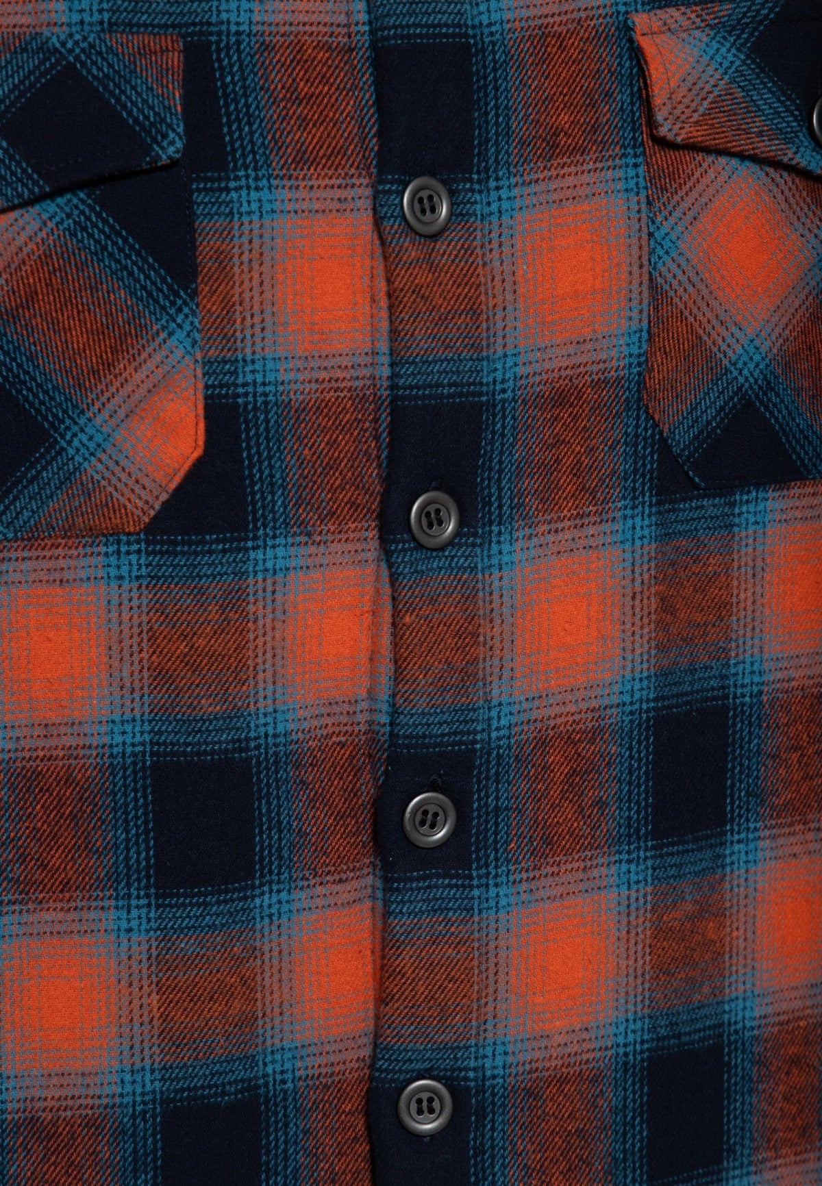 Flanellhemd in Navy – Hemden - Langarm von King Kerosin - Ansicht 4