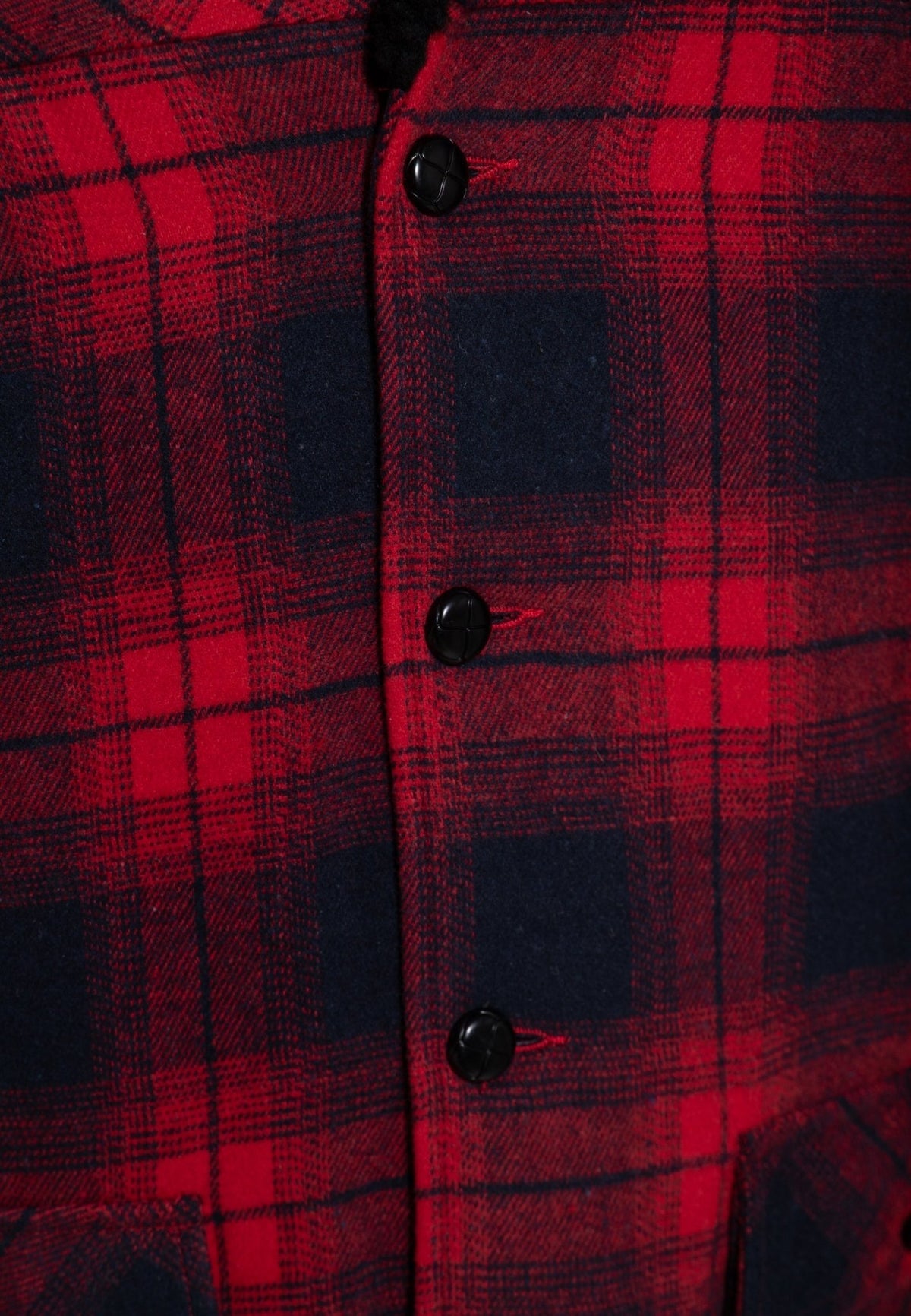 Flanelljacke in Rot – Winterjacken von King Kerosin - Ansicht 4