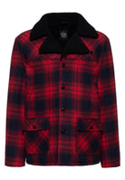 Flanelljacke in Rot – Winterjacken von King Kerosin - Ansicht 1