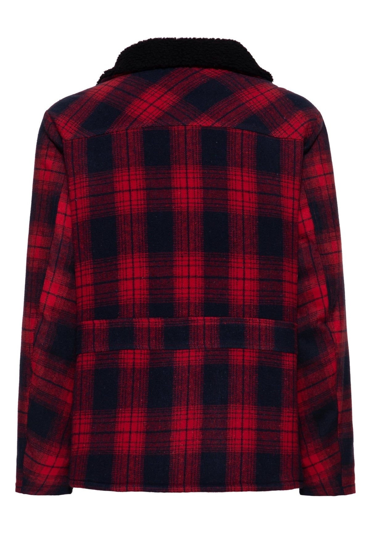 Flanelljacke in Rot – Winterjacken von King Kerosin - Ansicht 2