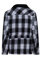 Flanelljacke in Schwarz – Winterjacken von King Kerosin - Ansicht 2