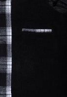 Flanelljacke in Schwarz – Winterjacken von King Kerosin - Ansicht 8