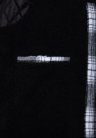 Flanelljacke in Schwarz – Winterjacken von King Kerosin - Ansicht 7