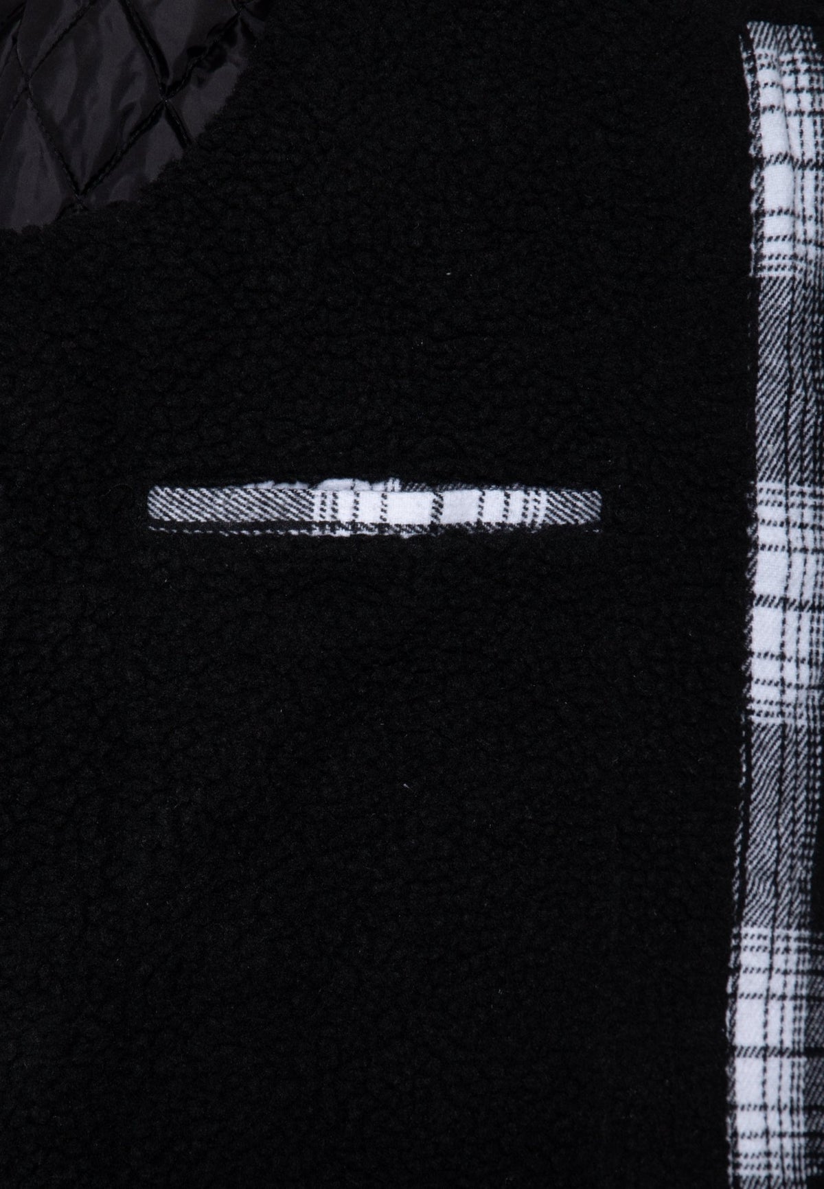Flanelljacke in Schwarz – Winterjacken von King Kerosin - Ansicht 7