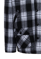 Flanelljacke in Schwarz – Winterjacken von King Kerosin - Ansicht 4