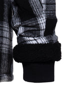 Flanelljacke in Schwarz – Winterjacken von King Kerosin - Ansicht 6