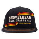Flat Brim Cap 'Shovelhead' in Schwarz Snapback Cap von King Kerosin