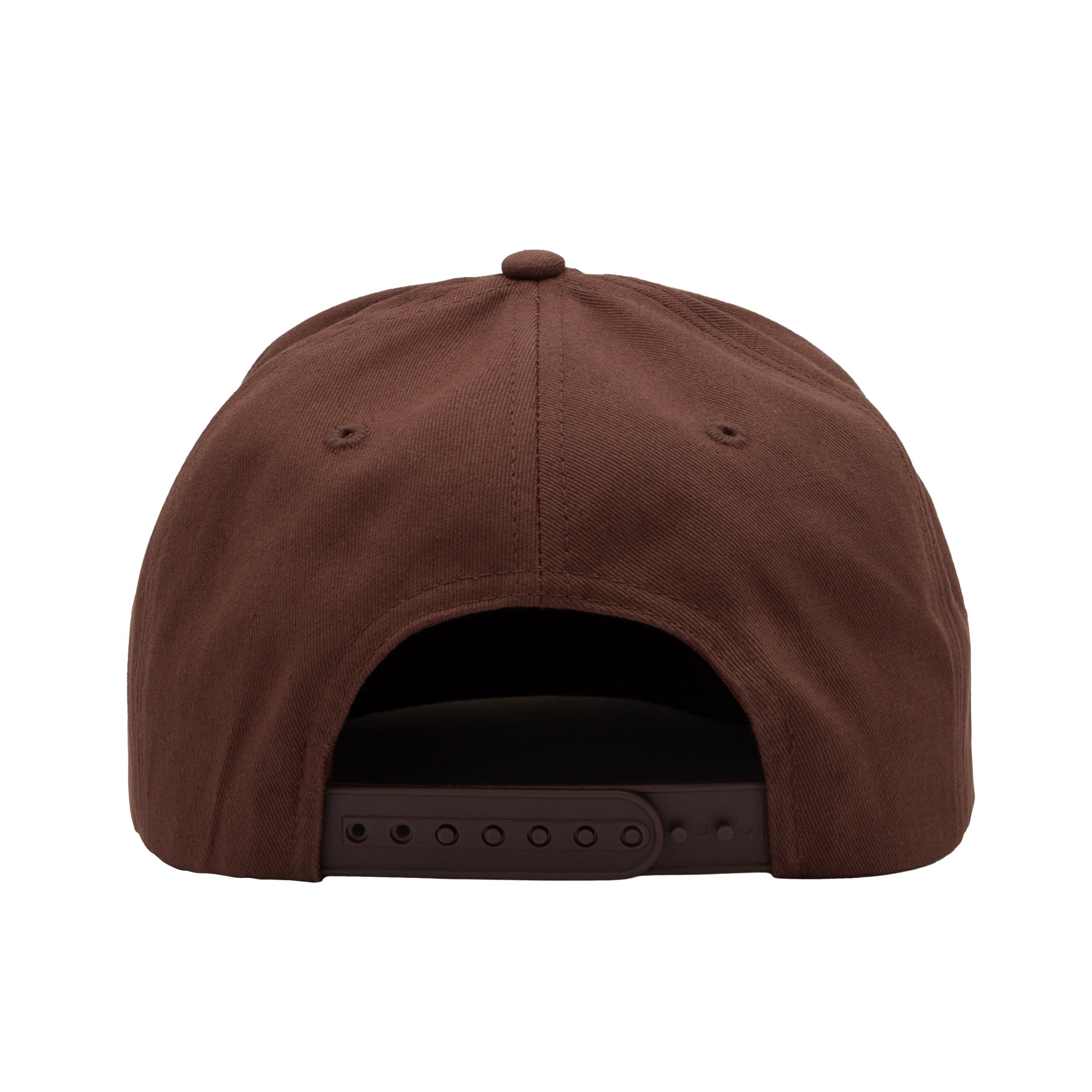 Flat Brim Cap 'Sponsored by Whiskey' in Braun Snapback Cap von King Kerosin