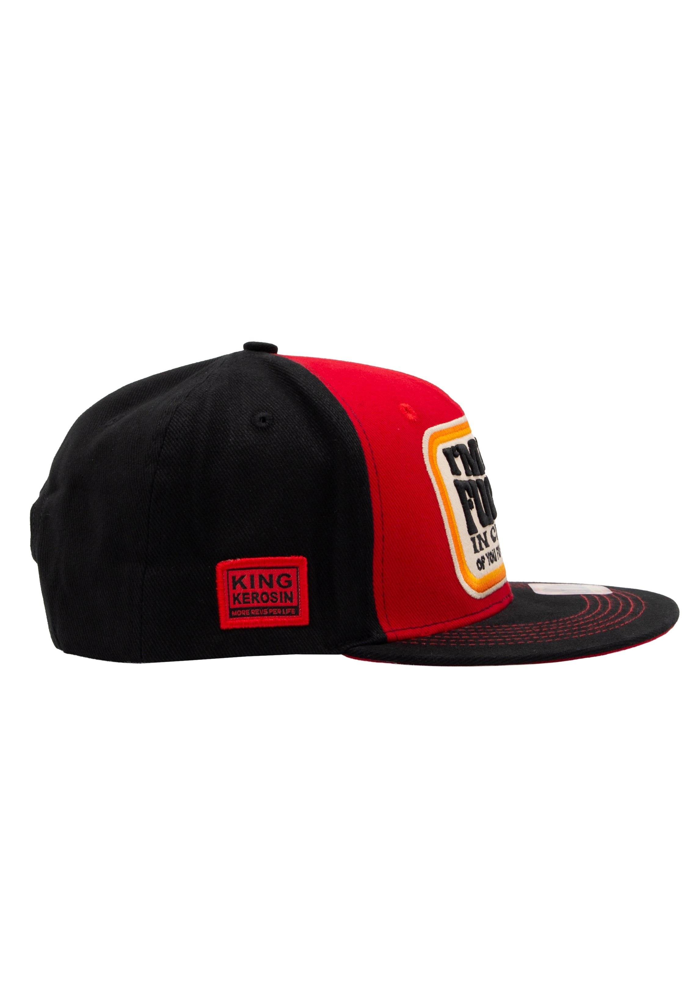 King Kerosin - Flatbrim Cap «I'm The Fucker In Charge Of You Fucking Fucks»