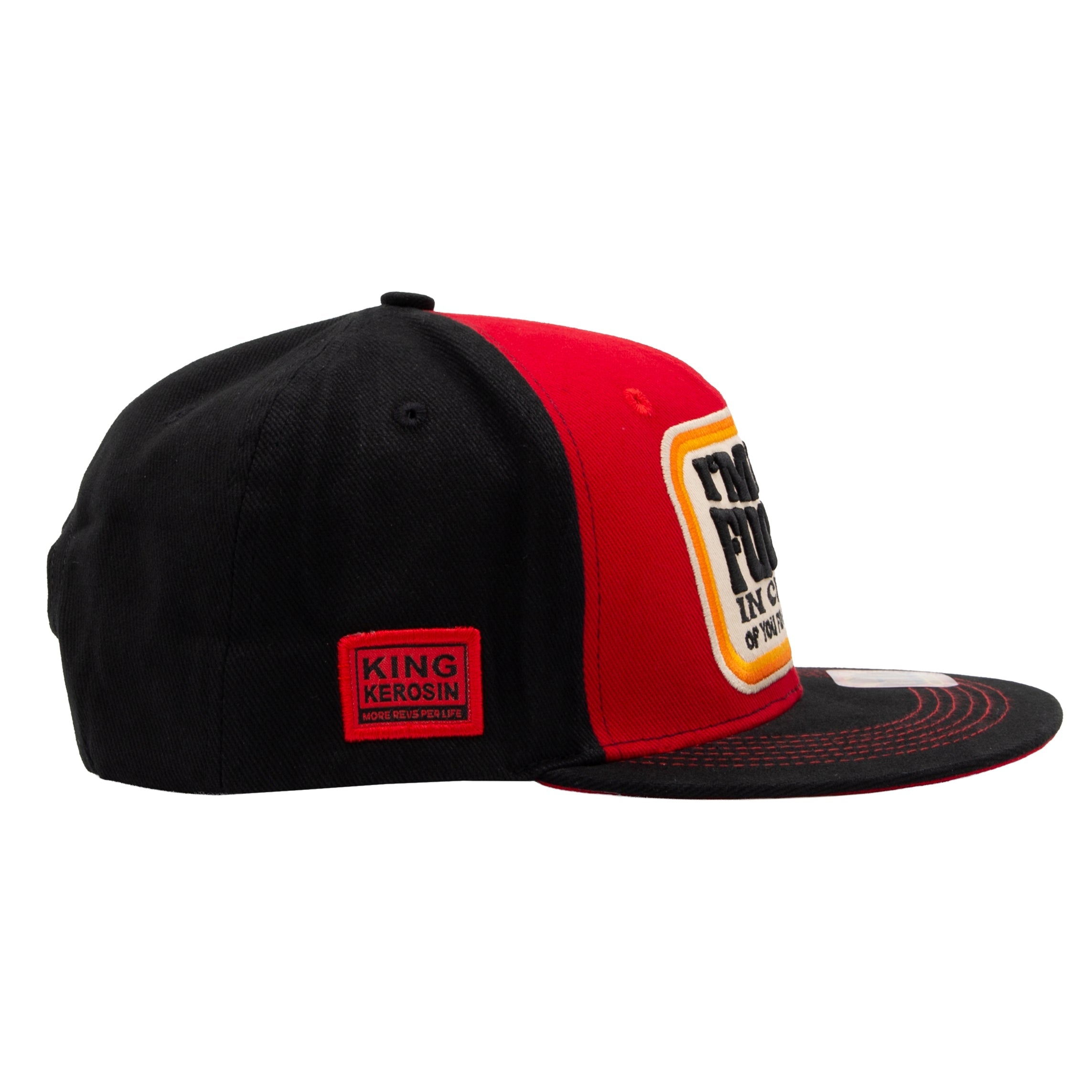 King Kerosin - Flatbrim Cap «I'm The Fucker In Charge Of You Fucking Fucks»