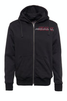 King Kerosin - Funktions - Hoodie - Jacket mit Kapuze und herausnehmbarem Softshell - Innenfutter «Motor Way»