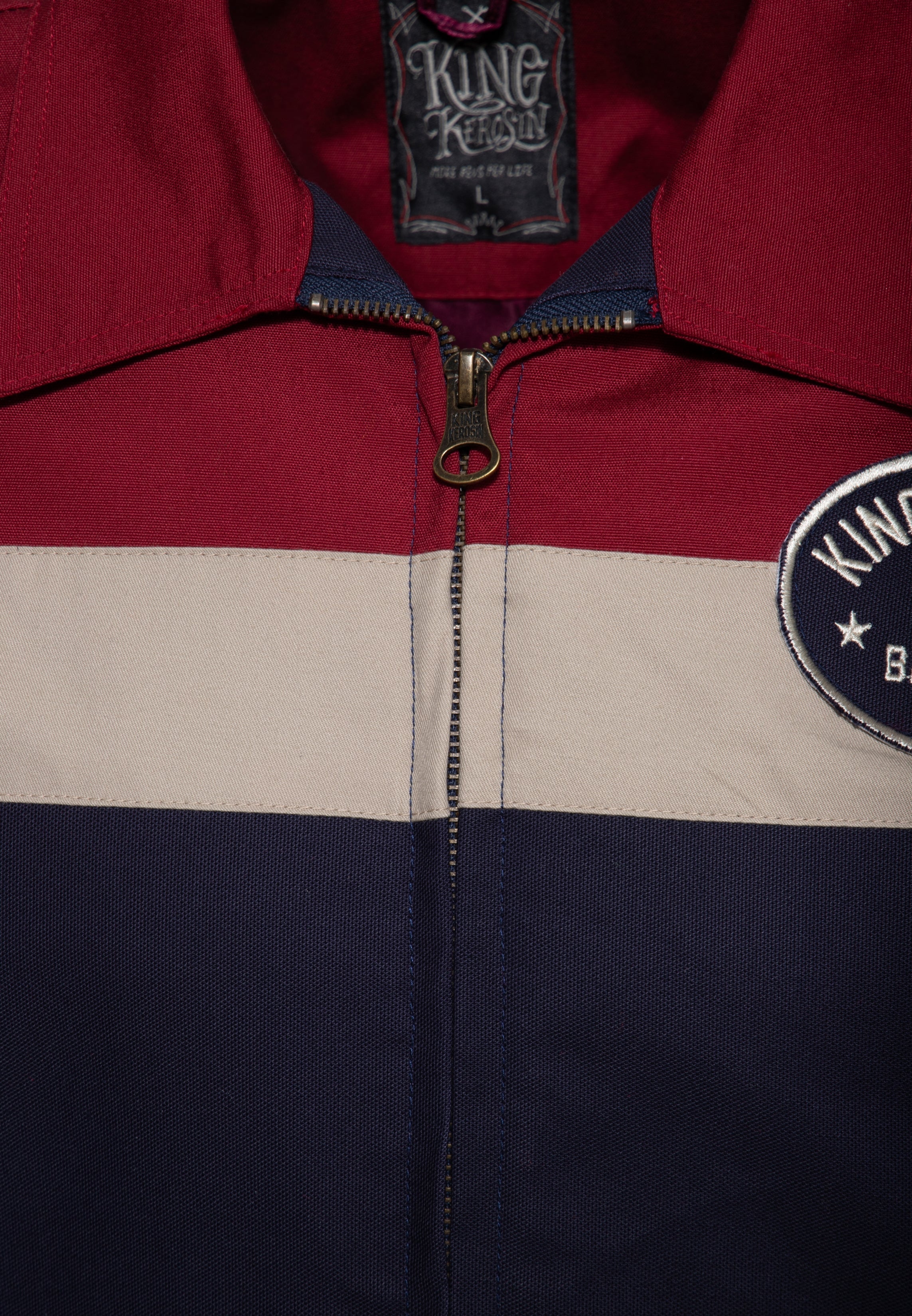 Gabardine Jacke 'Bakersfield' in Navy Leichte Jacken von King Kerosin