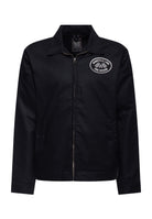 Gabardine Jacke 'Bonneville Land' in Schwarz Leichte Jacken von King Kerosin