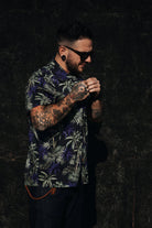 King Kerosin - Hawaii Hemd «Dark Flowers»