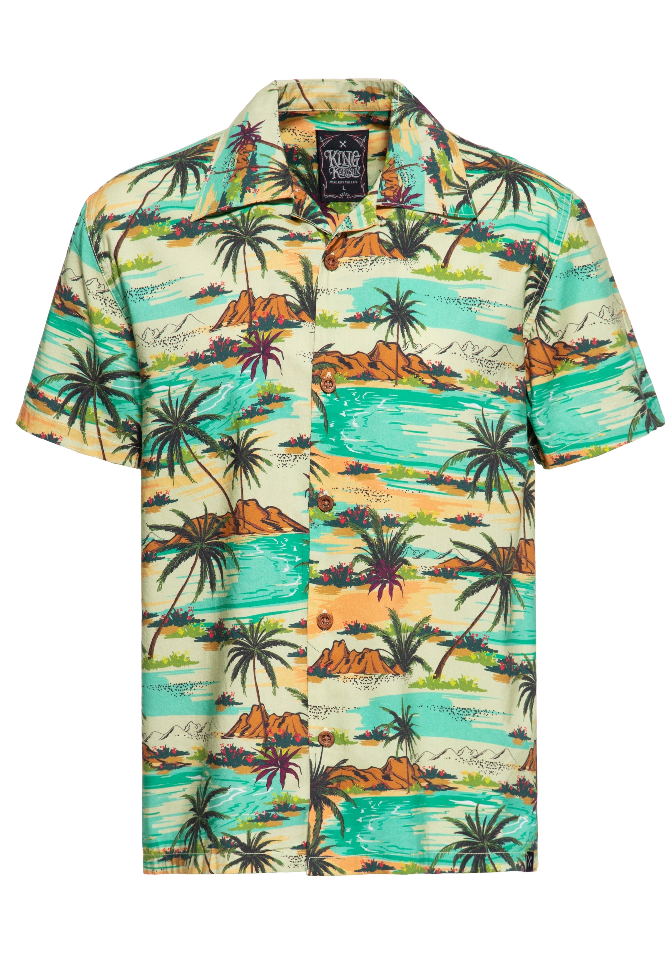 Hawaii Hemd «Tropical Sea» Hemden - Kurzarm von King Kerosin