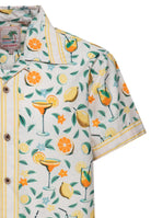 Hawaiihemd 'Citrus Cocktail' in Offwhite Hemden - Kurzarm von King Kerosin