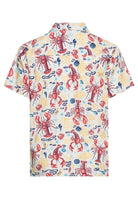 Hawaiihemd 'Deep Sea' in Offwhite Hemden - Kurzarm von King Kerosin