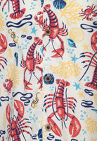 Hawaiihemd 'Deep Sea' in Offwhite Hemden - Kurzarm von King Kerosin