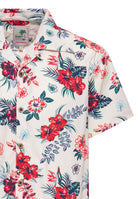 Hawaiihemd 'Hibiscus' in Offwhite Hemden - Kurzarm von King Kerosin