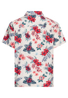 Hawaiihemd 'Hibiscus' in Offwhite Hemden - Kurzarm von King Kerosin