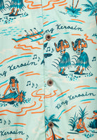 Hawaiihemd 'Hula Hawaii' in Mint Hemden - Kurzarm von King Kerosin