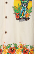 Hawaiihemd 'Lucky Monster' in Offwhite Hemden - Kurzarm von King Kerosin