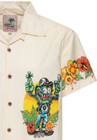 Hawaiihemd 'Lucky Monster' in Offwhite Hemden - Kurzarm von King Kerosin