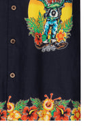 Hawaiihemd 'Lucky Monster' in Schwarz Hemden - Kurzarm von King Kerosin