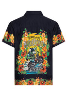 Hawaiihemd 'Lucky Monster' in Schwarz Hemden - Kurzarm von King Kerosin