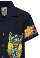 Hawaiihemd 'Lucky Monster' in Schwarz Hemden - Kurzarm von King Kerosin