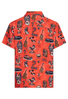 Hawaiihemd 'Rock 'n' Roll' in Rot Hemden - Kurzarm von King Kerosin