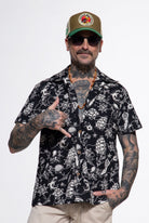 Hawaiihemd 'Sailor' in Schwarz Hemden - Kurzarm von King Kerosin