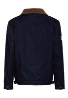 Herren Jacke mit Cowhide-Look Panels in Blue Wash – Jacke von King Kerosin - Ansicht 3