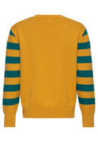 Herren Strickpullover "Speedway Racers" in Dark Senf – Strickpullover von King Kerosin - Ansicht 2