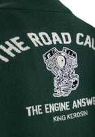 Herren Strickpullover "The Road Calls" in Dark Green – Sweat von King Kerosin - Ansicht 5