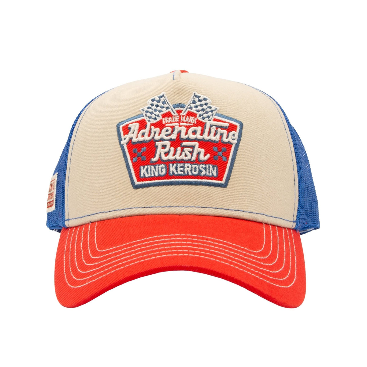 Herren Trucker Cap "Adrenaline Rush" in Red & Blue – Cap von King Kerosin - Ansicht 2
