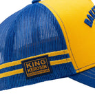 Herren Trucker Cap "Bakersfield Track Club" in Navy & Yellow – Cap von King Kerosin - Ansicht 7