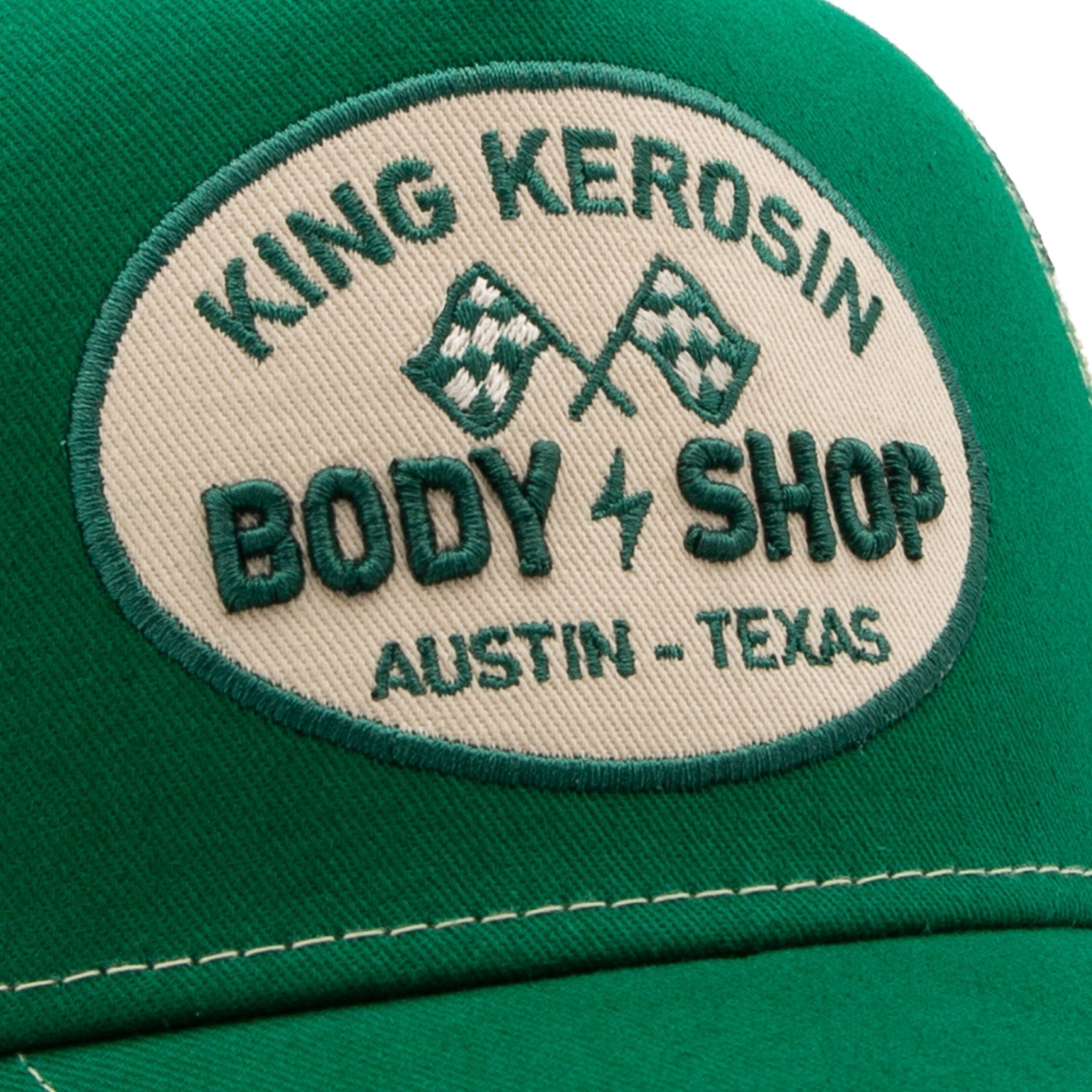 Herren Trucker Cap "Body Shop" in Green – Cap von King Kerosin - Ansicht 4