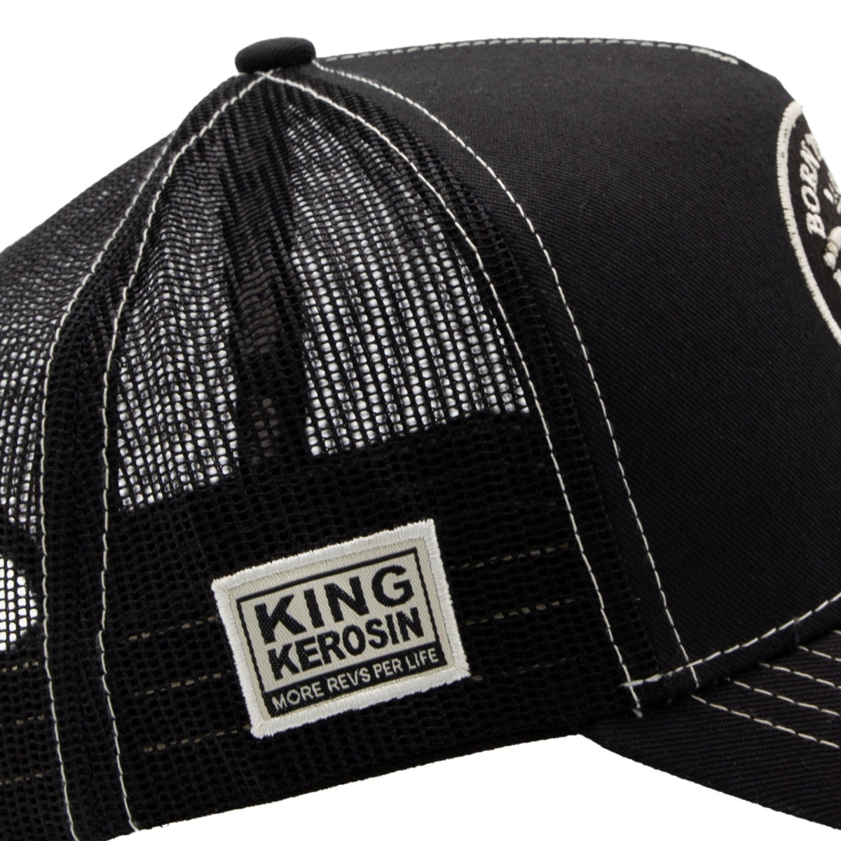 Herren Trucker Cap "Born to Ride" in Black – Cap von King Kerosin - Ansicht 6