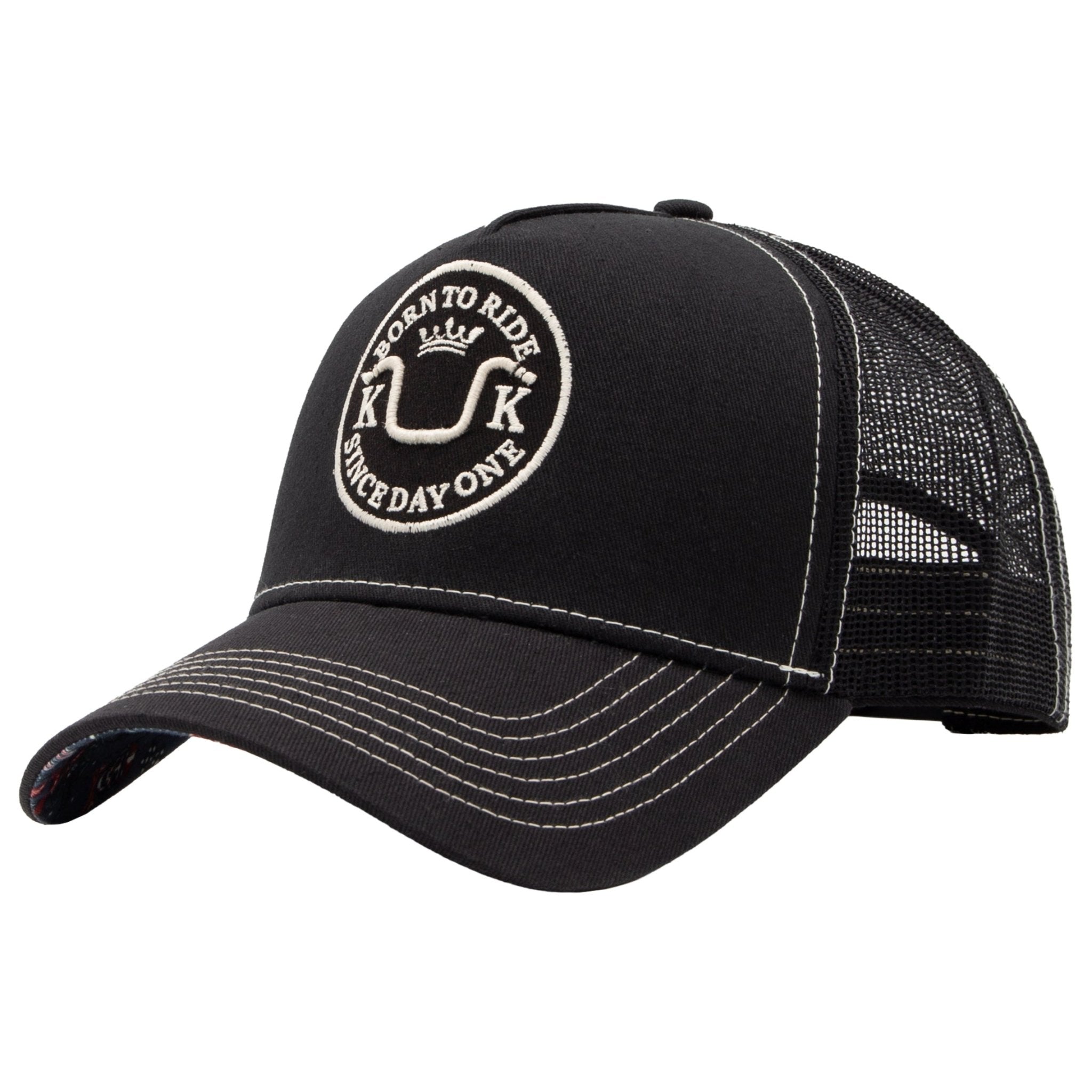Herren Trucker Cap "Born to Ride" in Black – Cap von King Kerosin - Ansicht 1