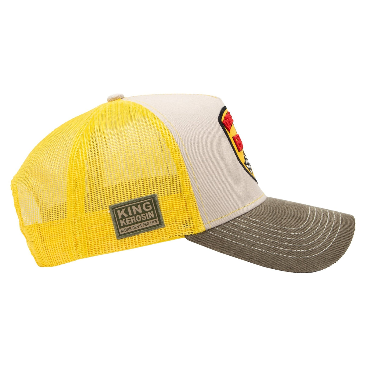Herren Trucker Cap "Drive Fast" in Khaki – Cap von King Kerosin - Ansicht 3