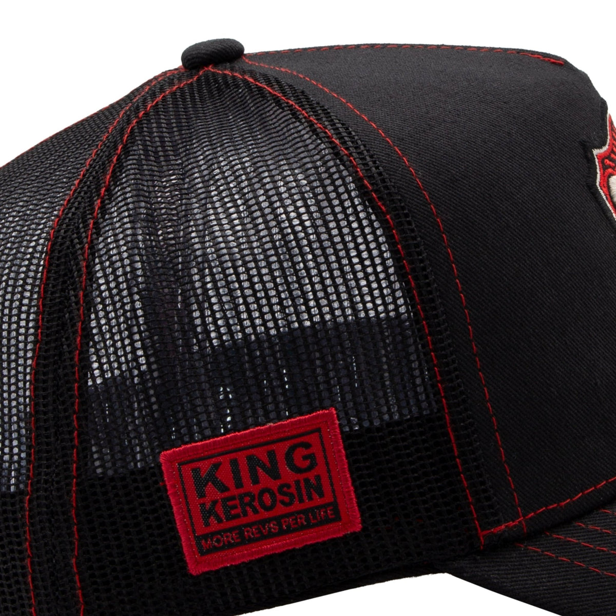 Herren Trucker Cap "Gashole" in Black – Cap von King Kerosin - Ansicht 7