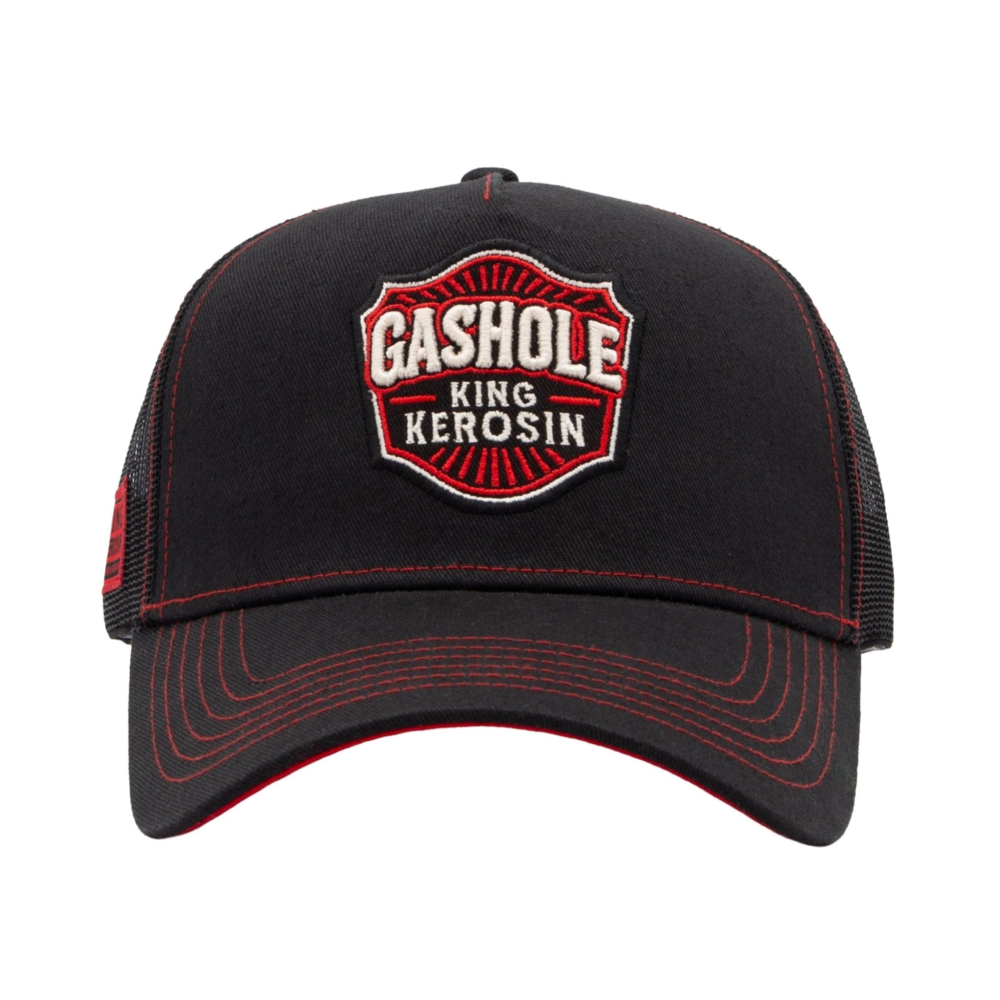Herren Trucker Cap "Gashole" in Black – Cap von King Kerosin - Ansicht 2